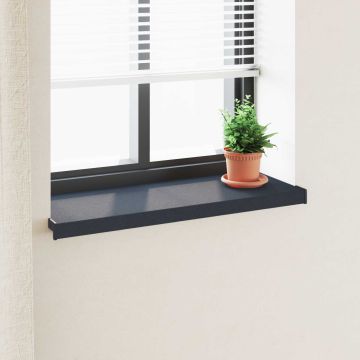 Soglia della Finestra Antracite con Venature del Legno PVC