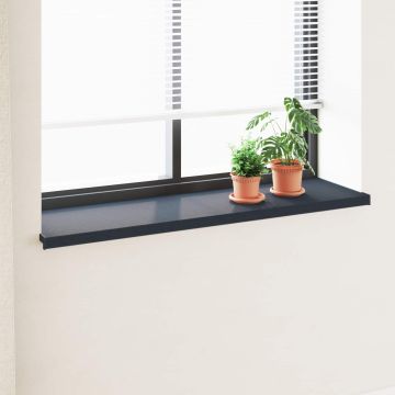 Soglia della Finestra Antracite con Venature del Legno PVC
