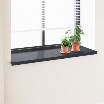 Soglia della Finestra Antracite con Venature del Legno PVC