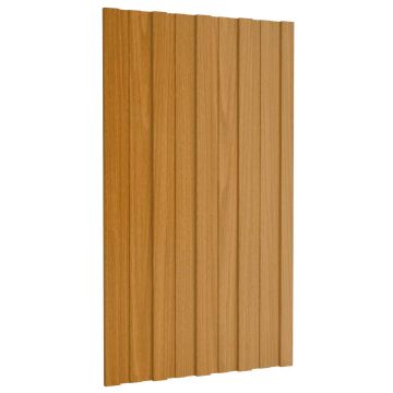 Pannello per tetto 36 pz Naturale 80 x 45 cm Acciaio zincato