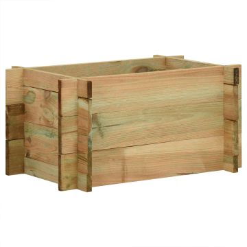 Letto Vegetale Rialzato per Giardino Verde 80 x 80 x 32 cm