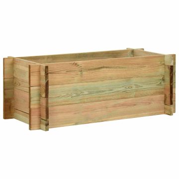 Letto Vegetale Rialzato per Giardino Verde 120 x 80 x 32 cm
