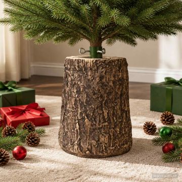 Supporto per Albero di Natale a Forma di Tronco Ø 23 x 34 cm