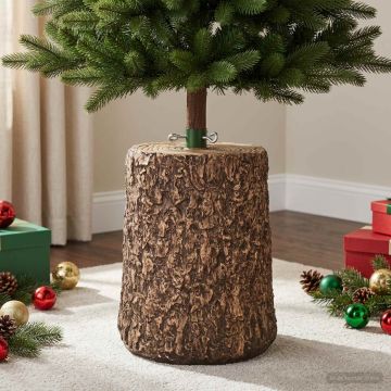Supporto per Albero di Natale a Forma di Tronco Ø 31,5 x 40 cm