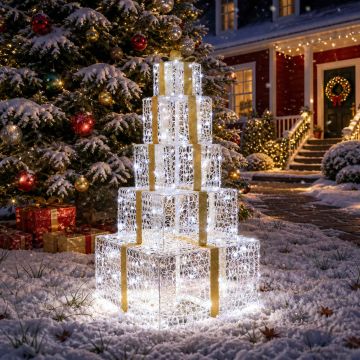 Pacchi regalo di Natale impilabili con LED 250 LED