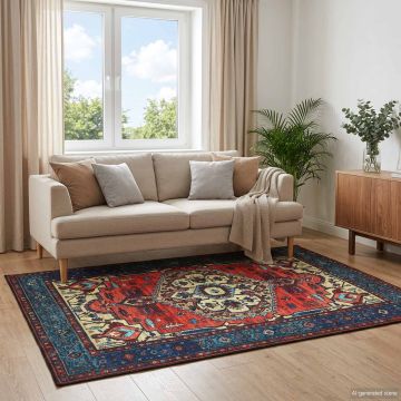 Tappeto ORIZ Rosso 160 x 230 cm 100% Poliestere