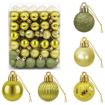 Set di Palline di Natale 150 pz Verde chiaro 3 cm Polistirolo
