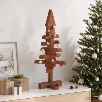 Albero di Natale in legno KOTKA 60 cm Legno Massello di Pino