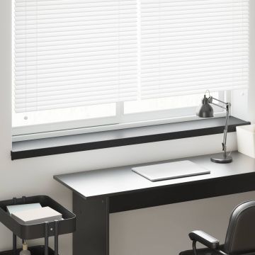 Soglia della Finestra Nero con venatura in legno PVC