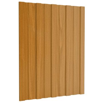 Pannello per tetto 36 pz Naturale 60 x 45 cm Acciaio zincato