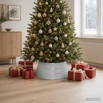 GonnaperAlberodiNatale A forma di cono Argento Ø 65 x 25,5 cm