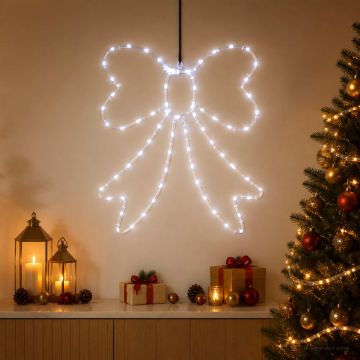 Fiocco di Natale luminoso LED LOVIISA 70 LED Bianco freddo