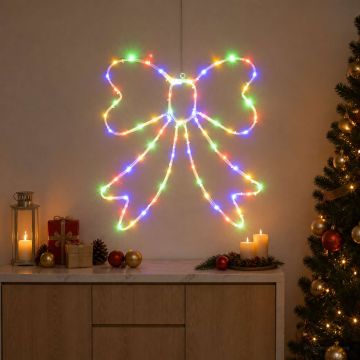Fiocco di Natale luminoso LED LOVIISA 70 LED Multicolore