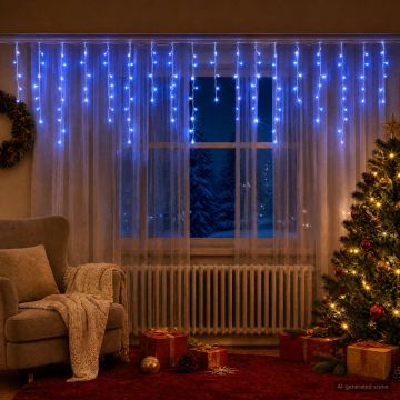 Tende di luci 798 LED Blu 2000 x 72 cm
