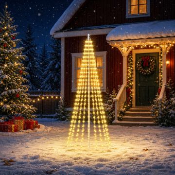 Luci per albero di Natale con 20 LED 500 LED Bianco caldo