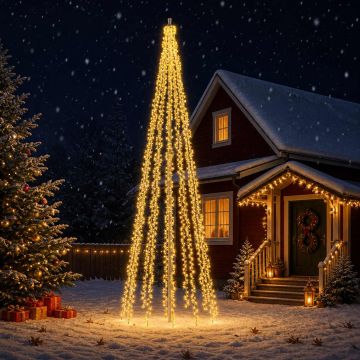 Luci per albero di Natale con 12 LED 2004 LED Bianco caldo
