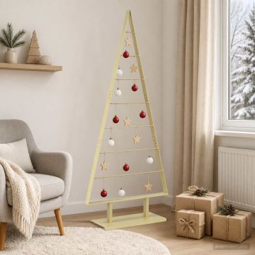 Albero di Natale in metallo KUOPIO 150 cm Acciaio Oro