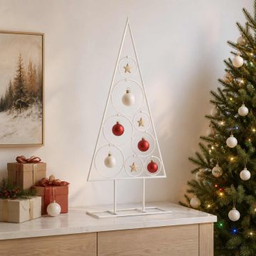 Albero di Natale in Metallo con Supporto Circolare KUOPIO 60 cm