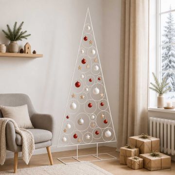 Albero di Natale in Metallo con Supporto Circolare KUOPIO