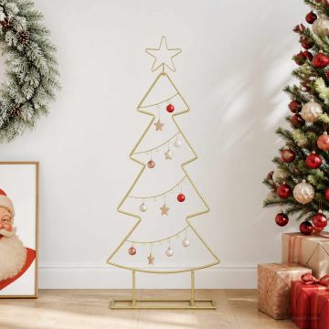 Albero di Natale in metallo con supporto KUOPIO 90 cm Acciaio