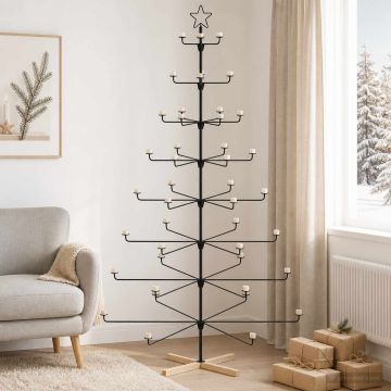 Albero di Natale in Metallo con Supporto KUOPIO 210 cm
