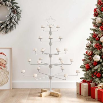 Albero di Natale in Metallo con Supporto KUOPIO 90 cm Acciaio