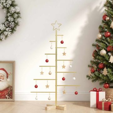Albero di Natale in metallo con supporto KUOPIO 90 cm Acciaio