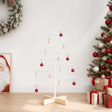 Albero di Natale in metallo con supporto KUOPIO 90 cm Acciaio