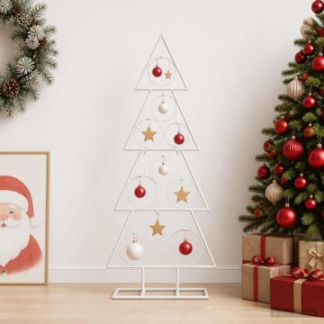 Albero di Natale in metallo con supporto KUOPIO 90 cm Acciaio