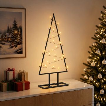 Albero di Natale in metallo con LED KUOPIO 60 cm Bianco caldo