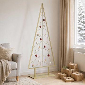 Albero di Natale in metallo con supporto KUOPIO 180 cm Acciaio