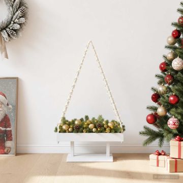 Albero di Natale in metallo con supporto KUOPIO 90 cm Acciaio