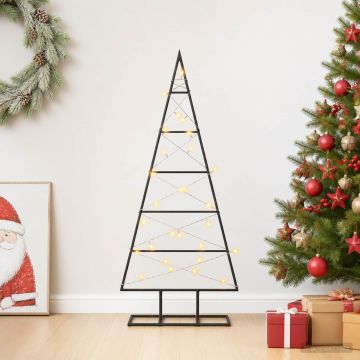 Albero di Natale in metallo KUOPIO 90 cm Bianco caldo