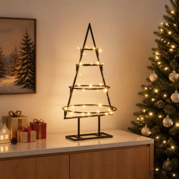 Albero di Natale in metallo con supporto KUOPIO 60 cm