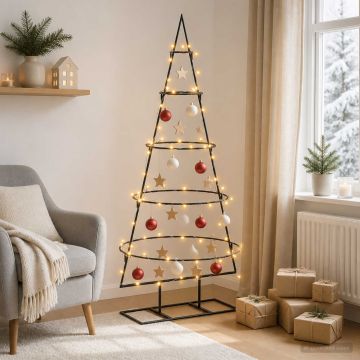 Albero di Natale in metallo con supporto KUOPIO 125 cm