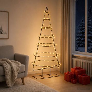 Albero di Natale in metallo con supporto KUOPIO 180 cm