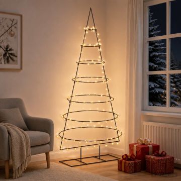 Albero di Natale in metallo con supporto KUOPIO 210 cm