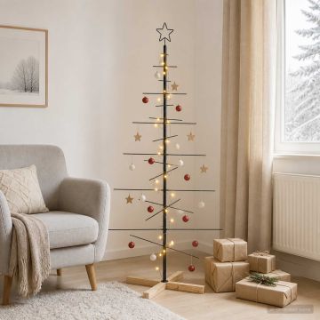 Albero di Natale in metallo con supporto KUOPIO 150 cm
