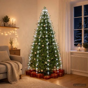 Ghirlande luminose per alberi di Natale Verde 180 cm PVC