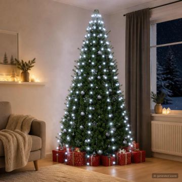 Ghirlande luminose per alberi di Natale Verde 210 cm PVC
