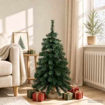 Albero di Natale Mini 90 cm PVC Verde