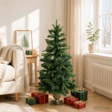 Albero di Natale Mini 120 cm PVC e PE Verde