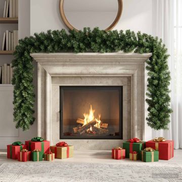 Ghirlanda di Natale Verde 270 cm PVC