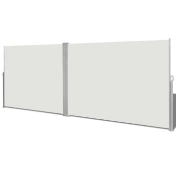 Tenda da Sole Laterale Retrattile 180x600 cm Crema