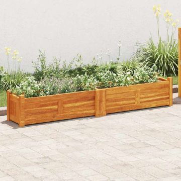 Letto Rialzato da Giardino in Legno di Acacia 150x30x25 cm