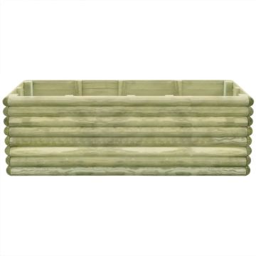 Letto Rialzato 150x56x48 cm in Legno Pino Impregnato 19 mm