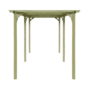 Pergolato da Giardino 4x2x2 m in Legno di Pino Impregnato