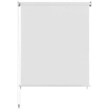 Tenda a Rullo per Esterni 165(L)x140(A) cm bianca