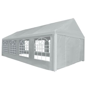 Tessuto per tenda senza struttura 8 x 4 m Grigio PE