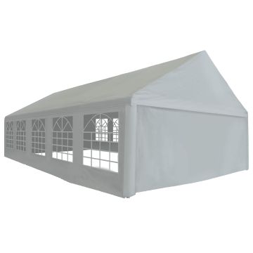 Tessuto per tenda senza struttura Grigio 10 x 5 m PE